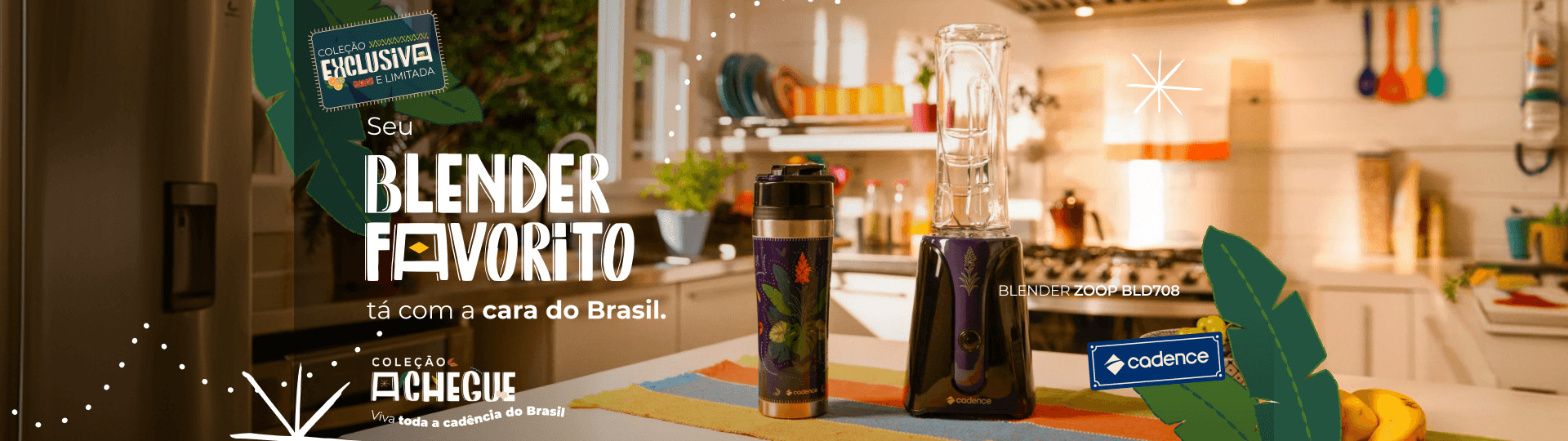 Blender ZOOP BLD708, da coleção Achegue
