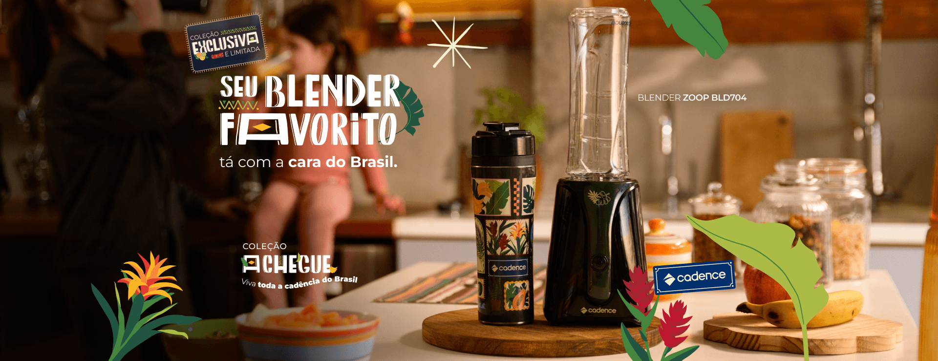 Blender Zoop BLD704 Cadence, da Coleção Achegue