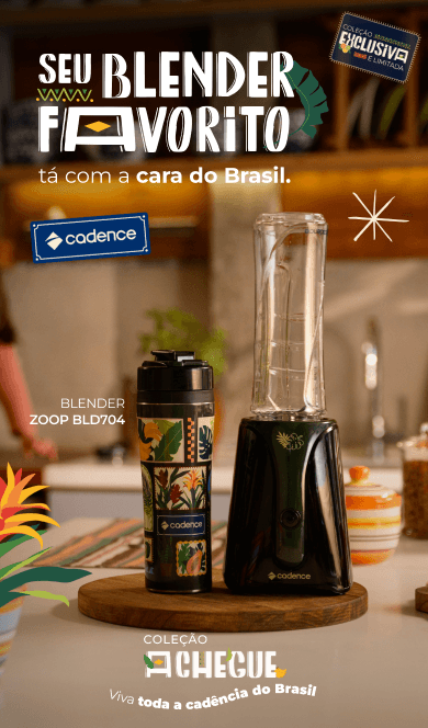 Blender Zoop BLD704 Cadence, da Coleção Achegue