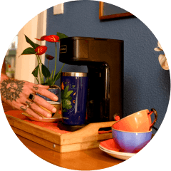 Cafeteira Vambora CAF208 com 600W de potência