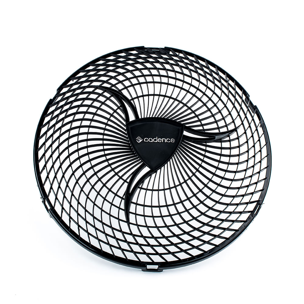 Grade Cadence Frontal Preta com 30cm para Ventilador de 30cm