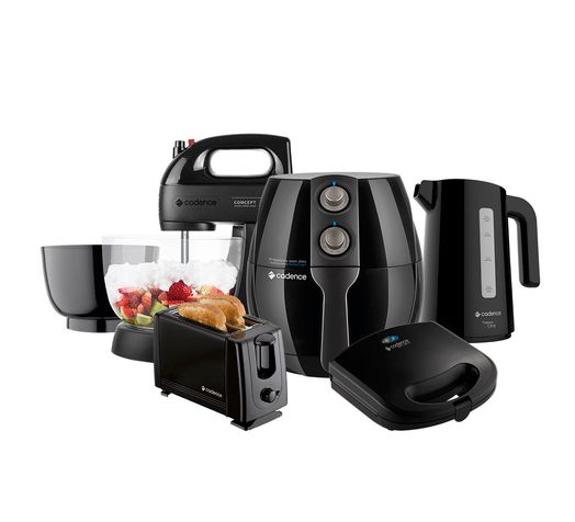 Kit Cozinha Black Perfect Cadence Menor preço em Kit Cozinha Black Perfect Cadence