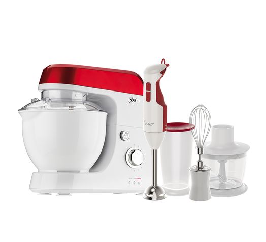 Kit Perform Batedeira e Mixer Oster Vermelho e Branco Menor preço em Kit Perform Batedeira e Mixer Oster Vermelho e Branco