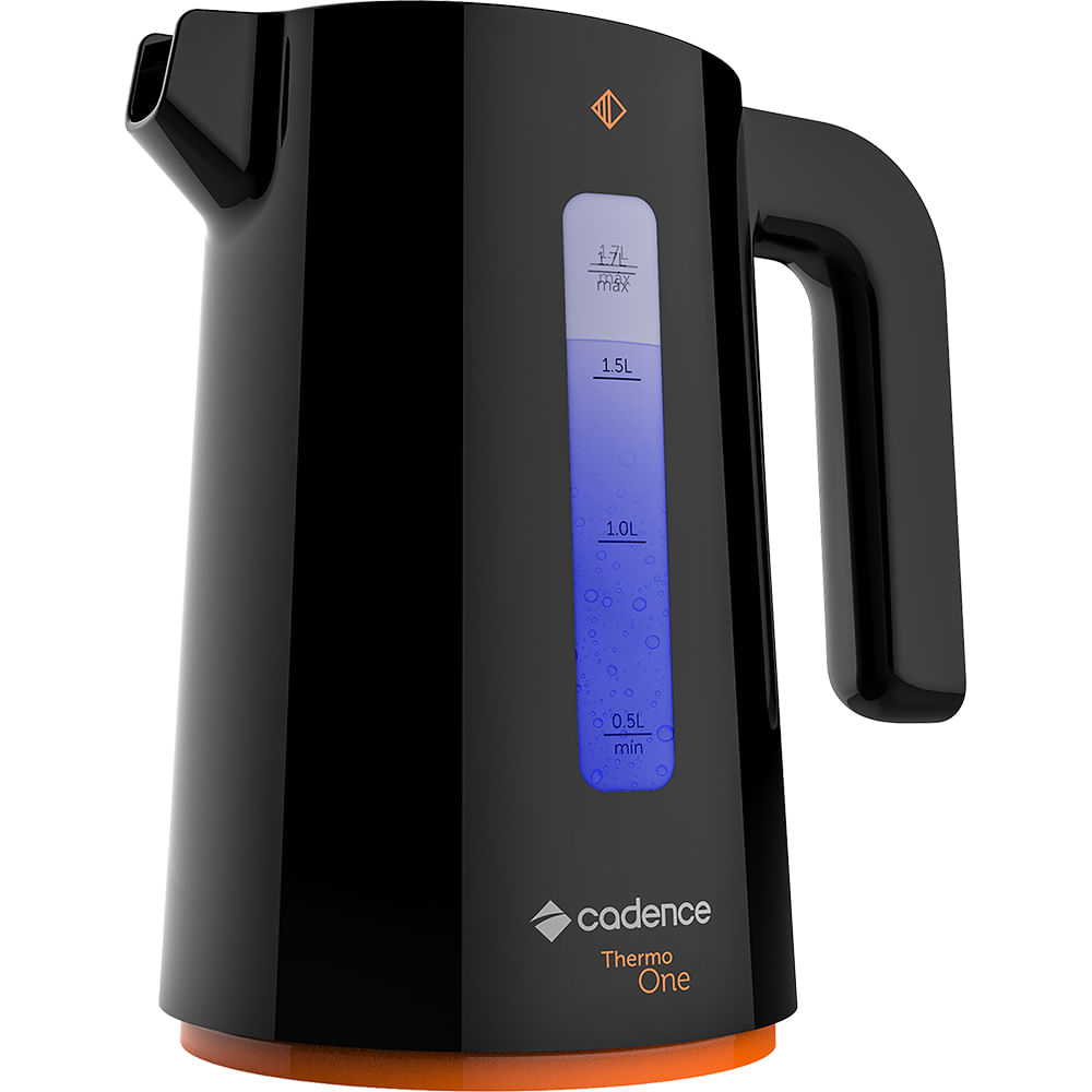 Chaleira Elétrica Contrast, Cadence, Preto