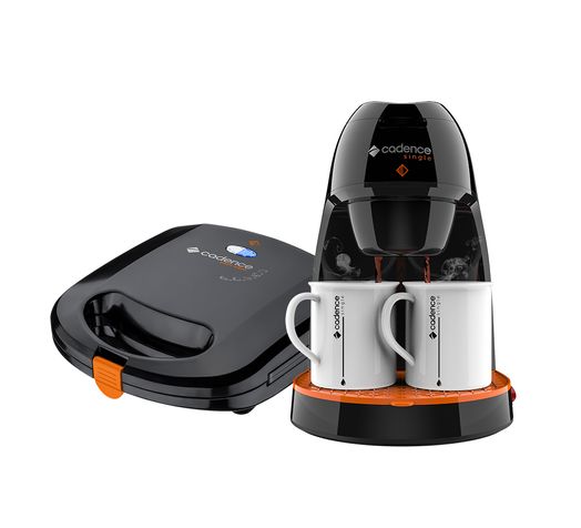 Kit Cadence Contrast - Cafeteira e Sanduicheira Menor preço em Kit Cadence Contrast - Cafeteira e Sanduicheira