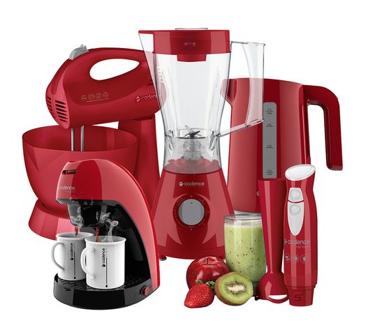 Kit Cadence Colors Vermelho Completo IV Menor preço em Kit Cadence Colors Vermelho Completo IV