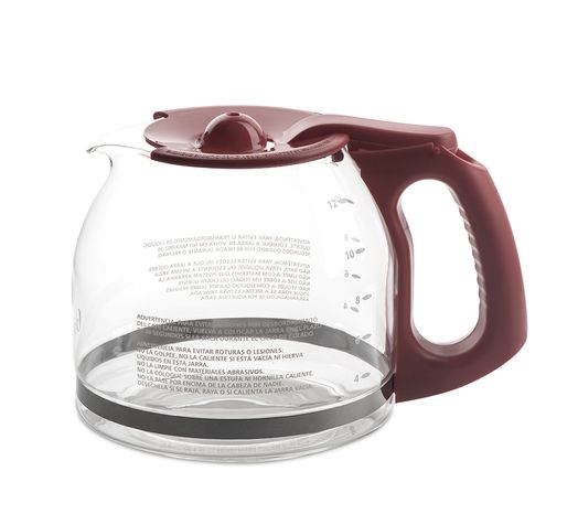 Jarra de Vidro para Cafeteira Oster Red Cuisine Menor preço em Jarra de Vidro para Cafeteira Oster Red Cuisine
