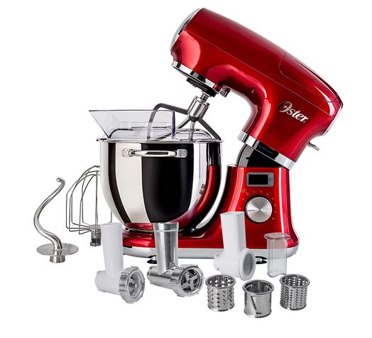 Kit Completo Batedeira Planetária Digital Multifuncional com Acessórios Oster Menor preço em Kit Completo Batedeira Planetária Digital Multifuncional com Acessórios Oster