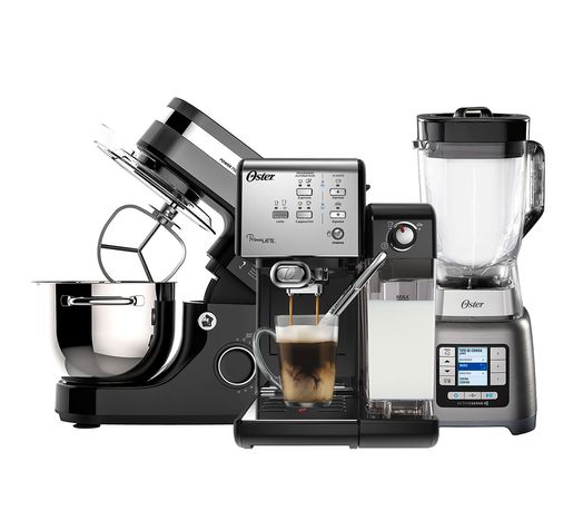 Kit Cafeteira Primalatte - Batedeira e Liquidificador Active Sense Oster Menor preço em Kit Cafeteira Primalatte - Batedeira e Liquidificador Active Sense Oster