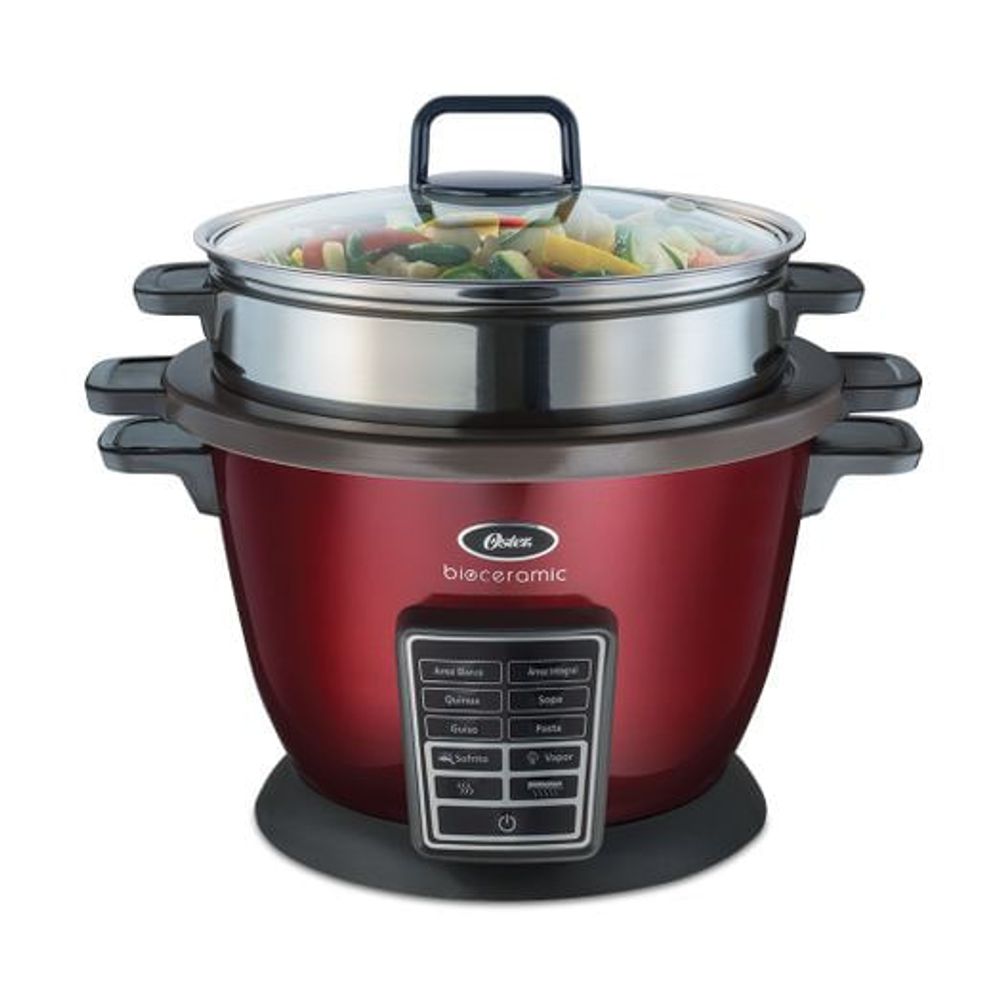 Panela Elétrica Multi Gourmet Oster Bioceramic Vermelha OsterBrasil