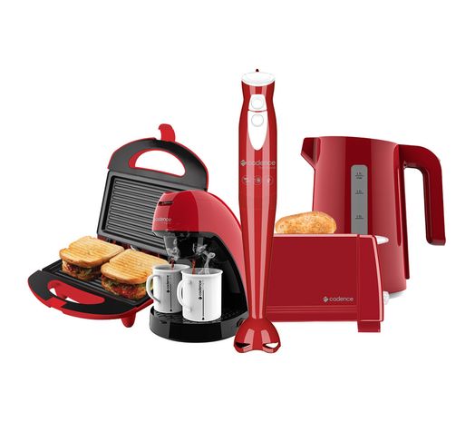 Kit Cadence Colors Vermelho Completo VII Menor preço em Kit Cadence Colors Vermelho Completo VII