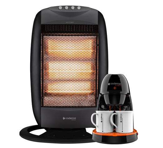 Kit Inverno Cadence - Aquecedor Mercury e Cafeteira Single Menor preço em Kit Inverno Cadence - Aquecedor Mercury e Cafeteira Single