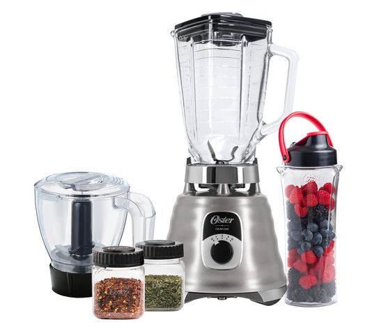 Kit New Osterizer Aço Escovado - Liquidificador e Acessórios Menor preço em Kit New Osterizer Aço Escovado - Liquidificador e Acessórios