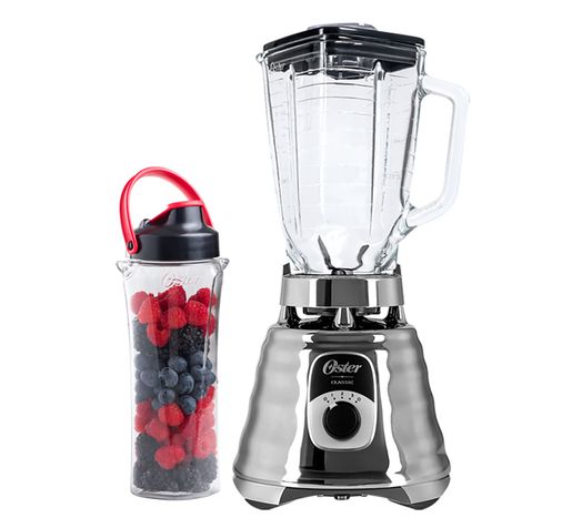 Kit New Osterizer Prata - Liquidificador e Jarra Blend N Go Menor preço em Kit New Osterizer Prata - Liquidificador e Jarra Blend N Go