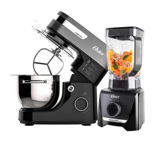 Kit Batedeira Planetária Oster Bowl Inox e Liquidificador 1400 Full Menor preço em Kit Batedeira Planetária Oster Bowl Inox e Liquidificador 1400 Full