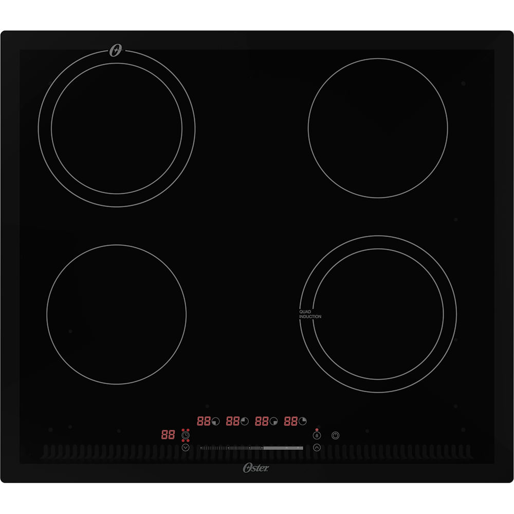 Cooktop de Indução 4 Bocas Oster Touch Screen