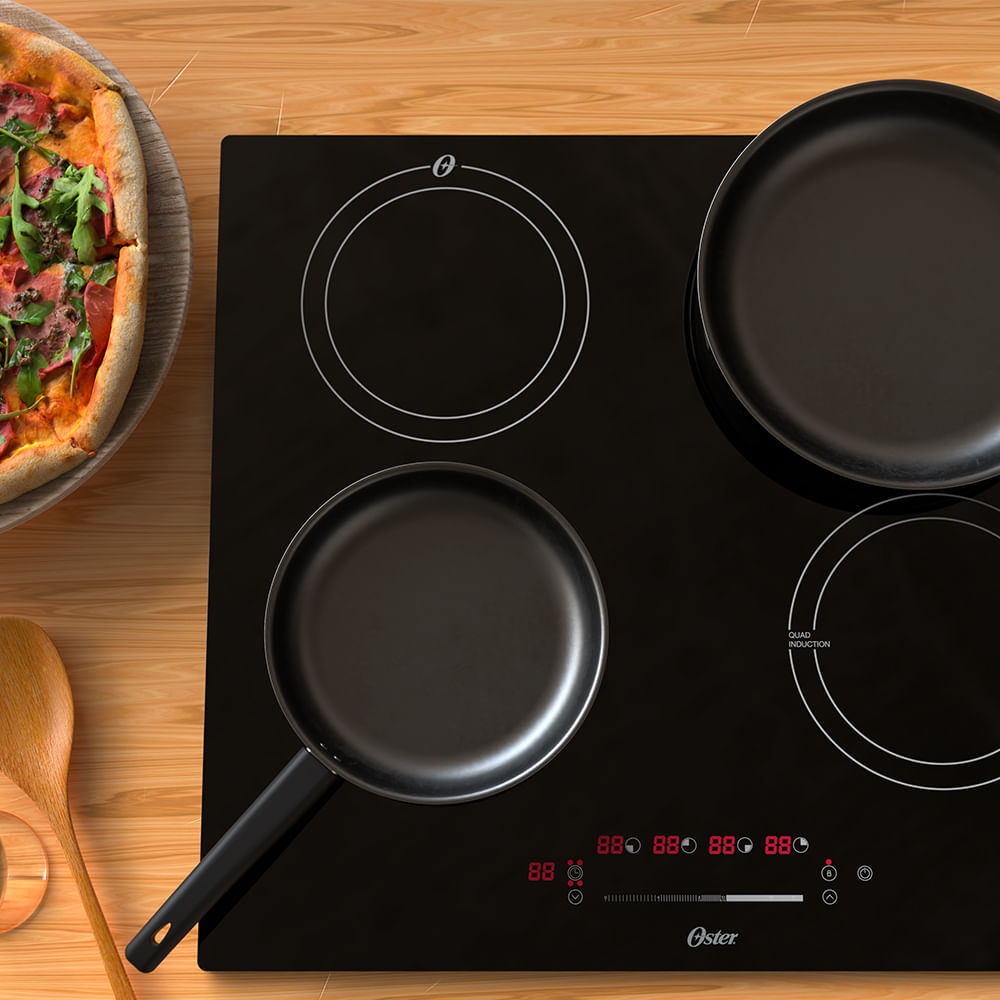 Cooktop de Indução 4 Bocas Oster Touch Screen | Oster - Oster