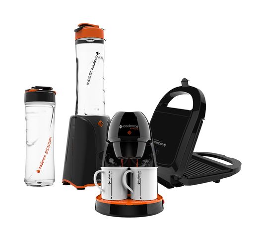 Kit Cadence Contrast - Blender - Cafeteira - Sanduicheira Menor preço em Kit Cadence Contrast - Blender - Cafeteira - Sanduicheira
