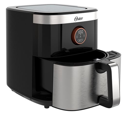 Fritadeira Sem Óleo 2 Em 1 Black Inox 4,8L | Oster - Oster