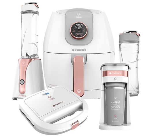 Kit Cadence Dream Rosé Gold Completo Menor preço em Kit Cadence Dream Rosé Gold Completo