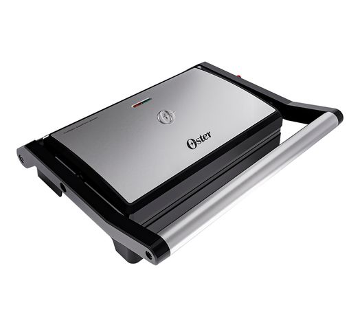 Mini Grill Elétrico Inox 2 em 1 - Chapa antiaderente | Oster - Oster