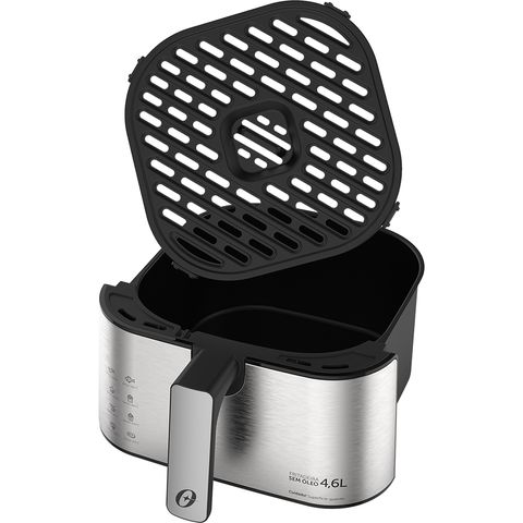 Forma Silicone Air Fryer M Cinza unid - embalagens descartáveis em