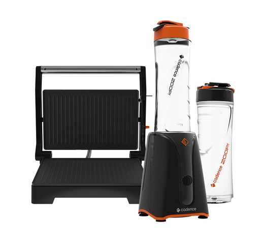 Kit Cadence Contrast - Blender e Grill Multiuso Menor preço em Kit Cadence Contrast - Blender e Grill Multiuso