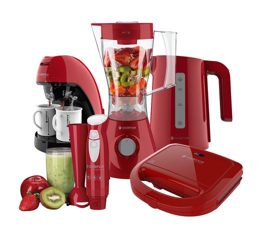 Kit Cadence Colors Vermelho Completo XIII Menor preço em Kit Cadence Colors Vermelho Completo XIII