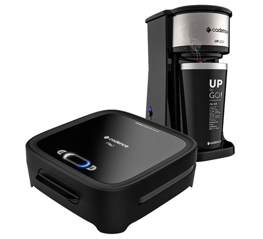 Kit Click Cadence - Sanduicheira e Cafeteira To Go Menor preço em Kit Click Cadence - Sanduicheira e Cafeteira To Go