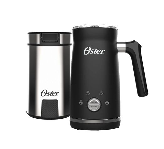 Kit Moedor de Café Inox e Espumador de Leite Oster Menor preço em Kit Moedor de Café Inox e Espumador de Leite Oster