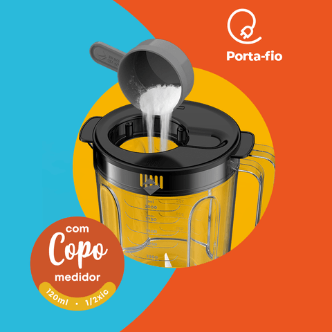 Liquidificador Cadence Hit Preto | Cadence - Cadence
