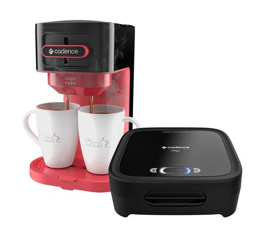 Kit Click Cadence - Sanduicheira e Cafeteira Single Up Menor preço em Kit Click Cadence - Sanduicheira e Cafeteira Single Up