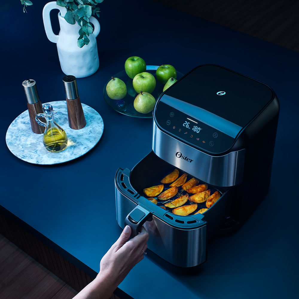 Fritadeira Digital Inox Oster 5L com Painel Touch | Oster - Oster