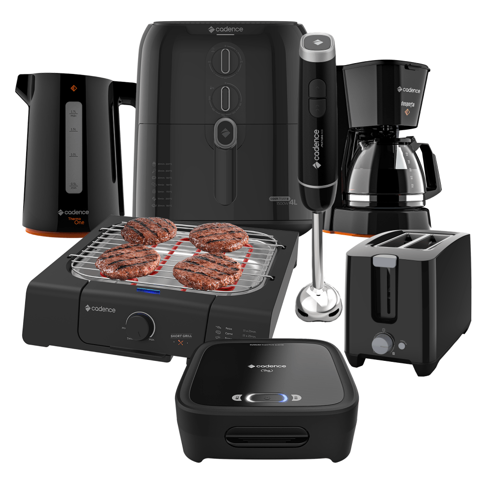 Kit Cozinha Completa Cadence Black II - Cadence Kit Cozinha Completa Cadence Black II - Cadence
