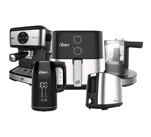 Kit Cozinha Completa Black Inox Oster IV Menor preço em Kit Cozinha Completa Black Inox Oster IV