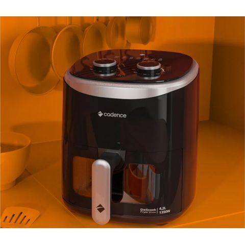 Deydey　ok Fritadeira Sem Óleo 4,2L Cadence com Visor Delicook Fryer Show