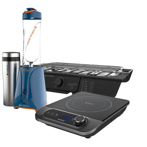 Kit Cadence Churrasqueira - Cooktop e Blender Zoop Sport
