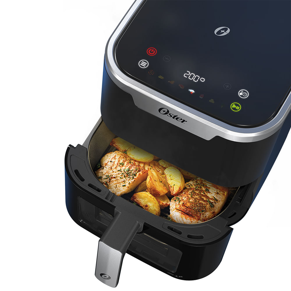 Fritadeira Digital Touch Oster 4,5L com Visor Transparente - Oster