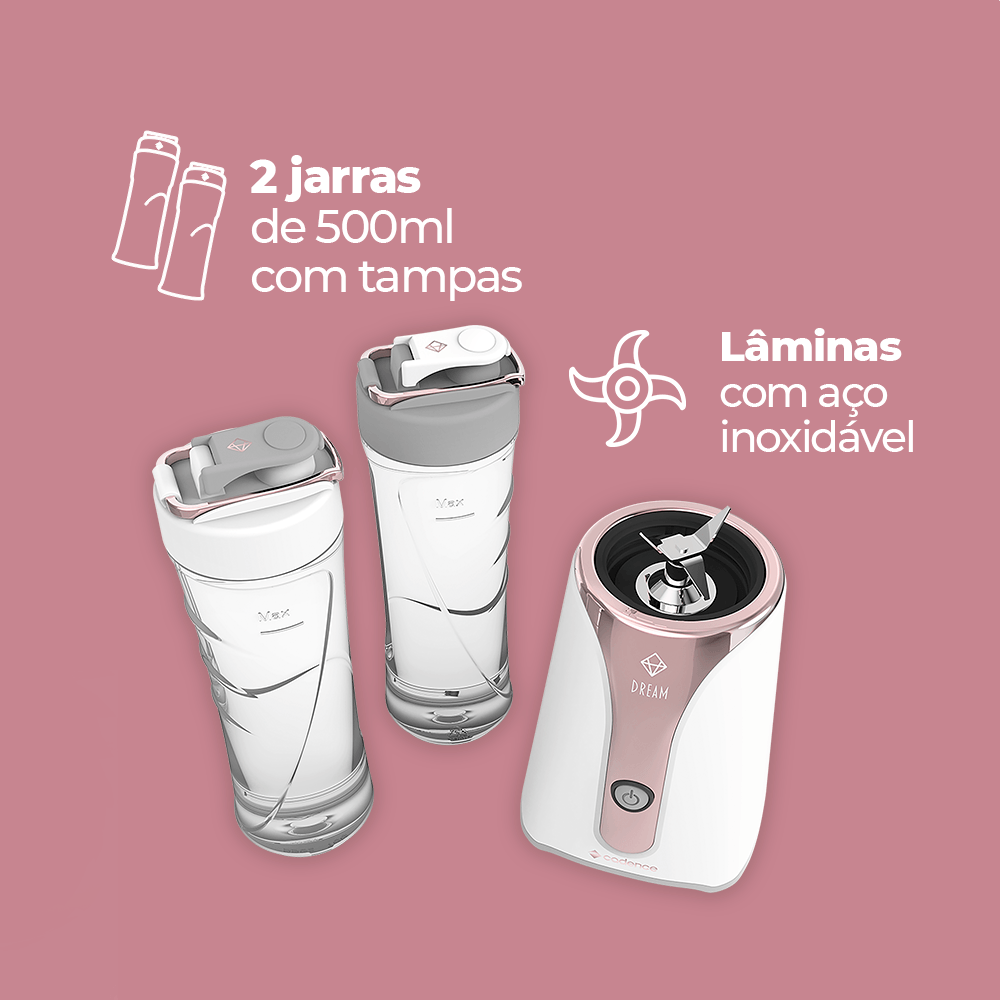 Blender Dream Rosé Gold 2 Jarras Cadence | Cadence - Cadence