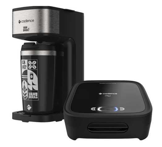 Kit Click Cadence - Sanduicheira e Cafeteira Vambora Menor preço em Kit Click Cadence - Sanduicheira e Cafeteira Vambora