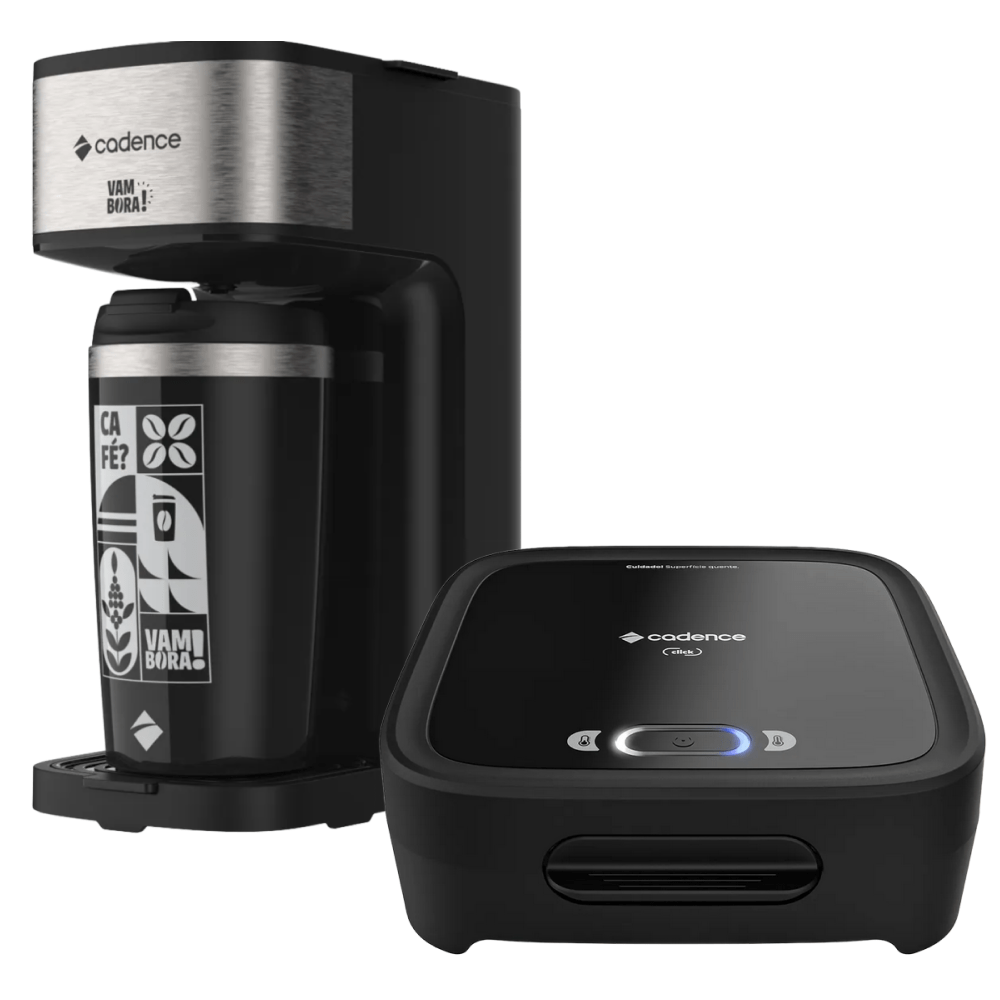 Kit Click Cadence - Sanduicheira e Cafeteira Vambora