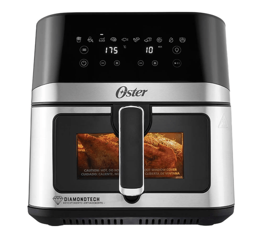 Fritadeira Inox DiamondTech Oster 7,5L com Visor Transparente Menor preço em Fritadeira Inox DiamondTech Oster 7,5L com Visor Transparente