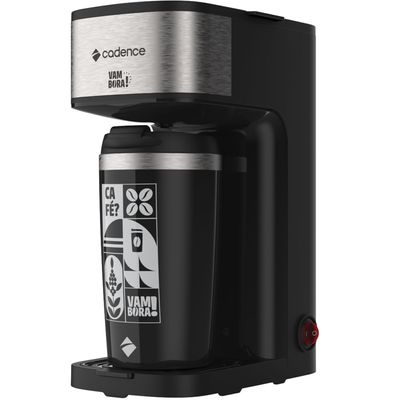 Cafeteira Elétrica Cadence Vambora com Copo Térmico