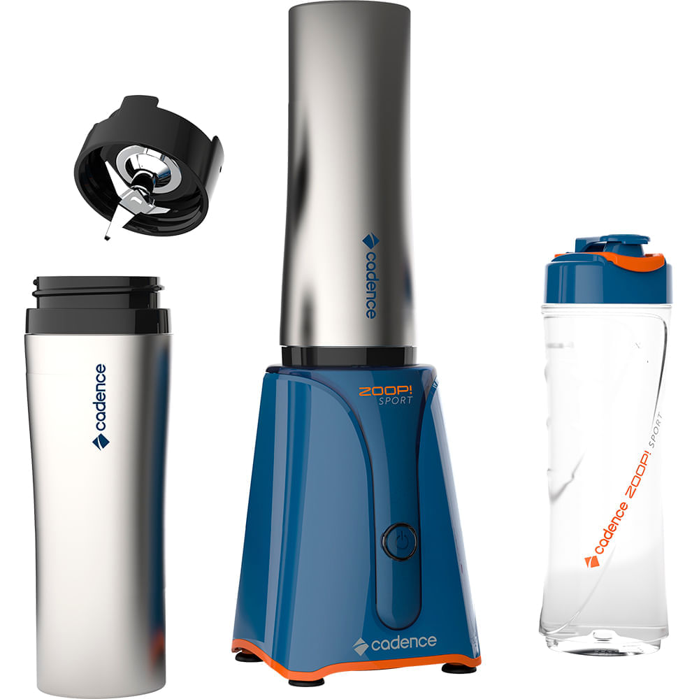 Blender Zoop Sport Inox Cadence com 2 Jarras | Cadence - Cadence