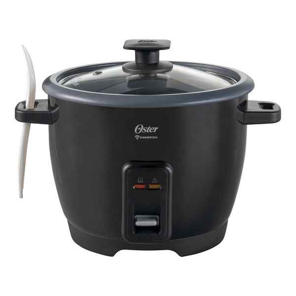 Panela Elétrica de Arroz DiamondTech 1,2L Oster Black - 220V