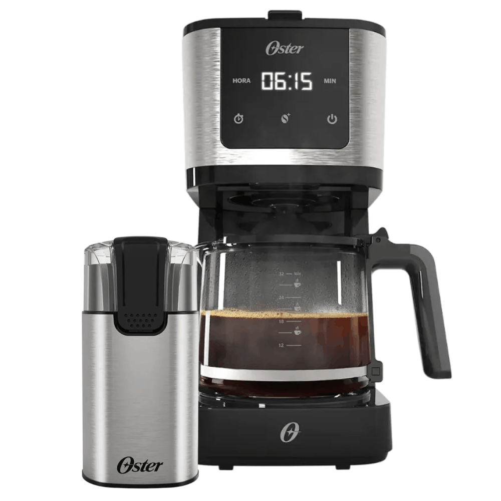 Kit Cafeteira Programável 1,2L e Moedor de Café Oster