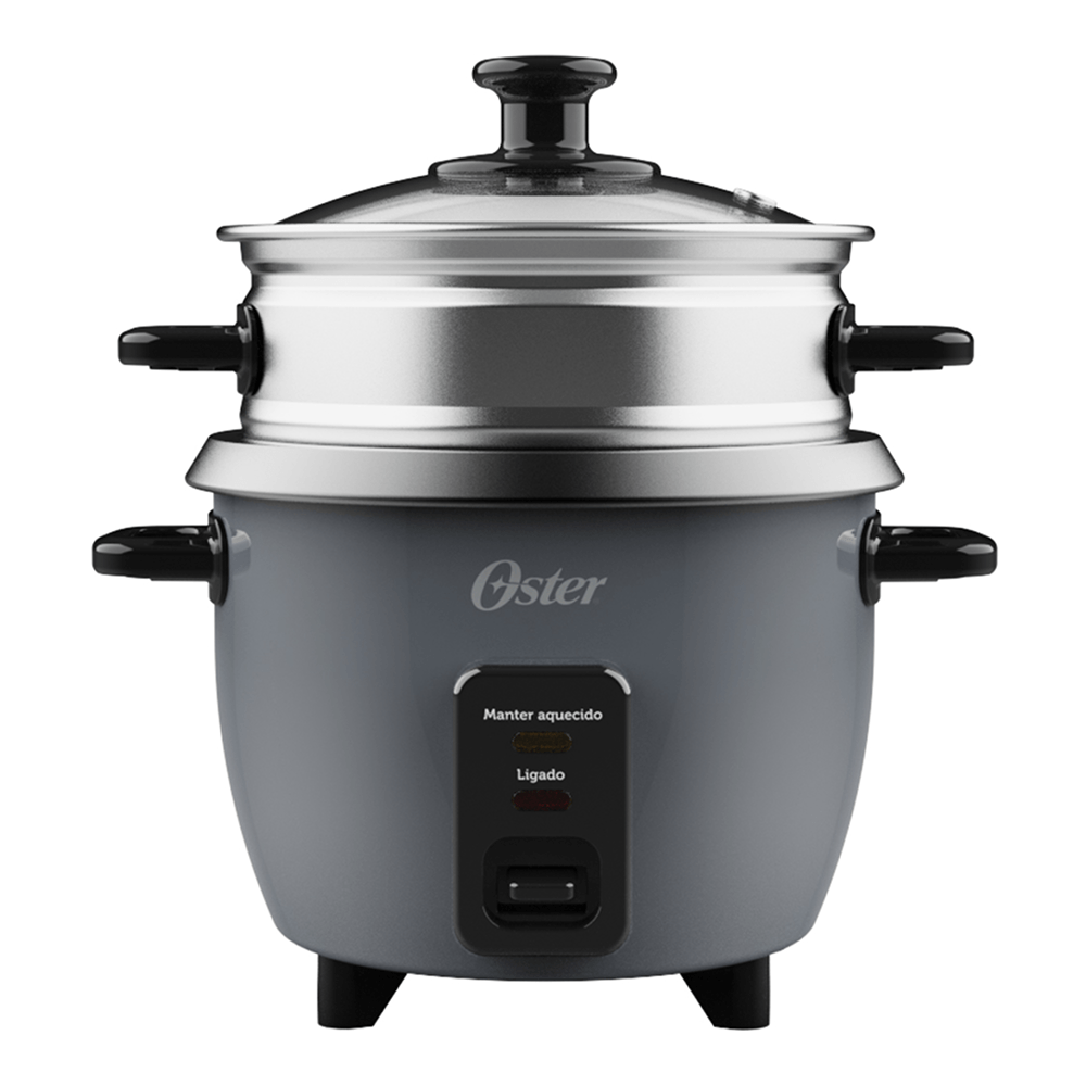 Panela Elétrica de Arroz 0,6L Oster Grafite