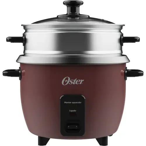 Panela Elétrica de Arroz 1L Oster Bordô