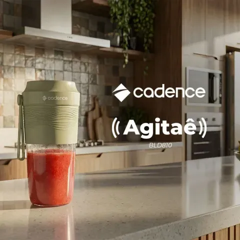 Blender Portátil Sem Fio Cadence Agitaê - Cadence