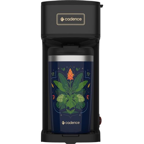 Cafeteira Elétrica Cadence Achegue Azul com Copo Térmico